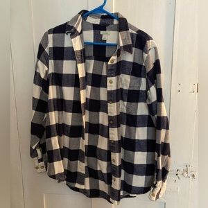 LLBean Plaid Flannel